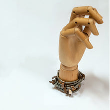 Carica l'immagine nel visualizzatore di Gallery, Collana Segmenti Alluminio